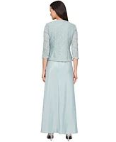 Alex Evenings Petite Lace Dress and Jacket