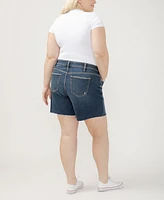 Silver Jeans Co. Plus Suki Mid Rise Curvy Fit Shorts