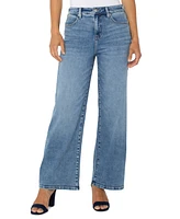 Liverpool Los Angeles Petite Stride High-Rise Wide-Leg Jeans