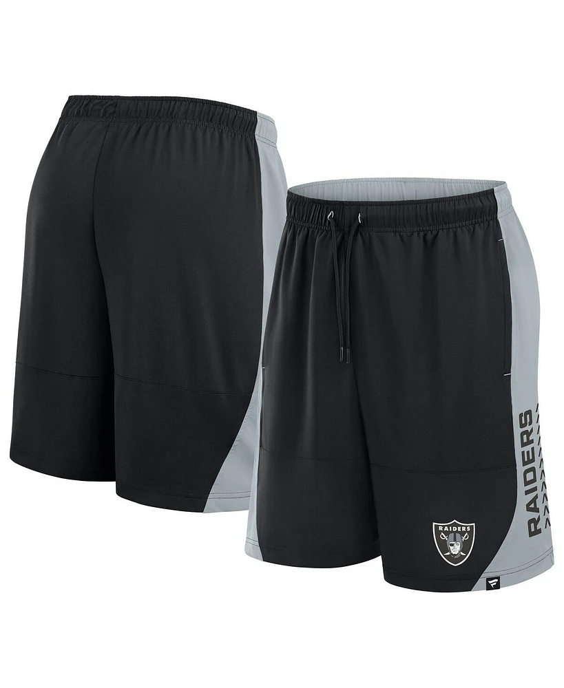 Fanatics Men's Black Las Vegas Raiders No Defense Shorts