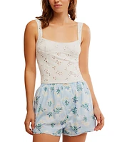 Free People Women's Full Bloom Eyelet Tank Top