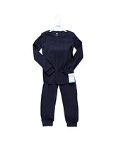 Hudson Baby Baby Boys Hudson Thermal Long Underwear 2pc Set, Navy, 18-24 Months