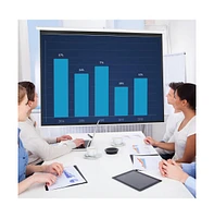 Pyle Universal 100-Inch Roll-Down Manual Projection Screen – Matte White (59.8" x 79.9")