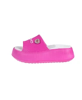 Bebe Little and Big Girls Trendy Comfortable Summer Platform Slides