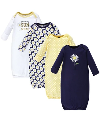 Hudson Baby Baby Girls Hudson Cotton Gowns, Daisy, Preemie/Newborn