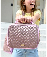 Packed Party Glitter Bomb Lunch Bag Cute Small Soft Insulated Lunchbox for Kids School Lunch Box Cooler Can Carry a Water Bottle, Ice Packs for Cold F