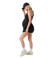 Ingrid + Isabel Maternity Active Tennis Dress Black