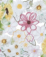 Elrene Sunflower and Daisies Allover Table Runner, 13" x 36"