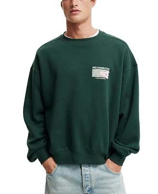 Cotton On Men's Box Fit Crew Neck Sweater