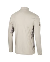 Colosseum Men's Natural Texas A&M Aggies Oht Military Appreciation Quarter-Zip Jacket
