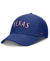 Nike Men's Royal Texas Rangers Rise Gaberdine Adjustable Hat
