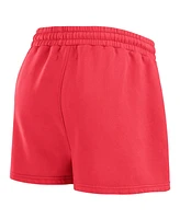 Wear by Erin Andrews Women's Red St. Louis Cardinals Washed Fleece Sweatshirt & Shorts Lounge Set
