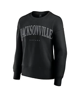 Fanatics Women's Black Jacksonville Jaguars Elements Pullover Sweatshirt