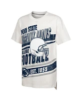 Outerstuff Big Boys and Girls White Penn State Nittany Lions Let's Get Loud Oversized T-Shirt