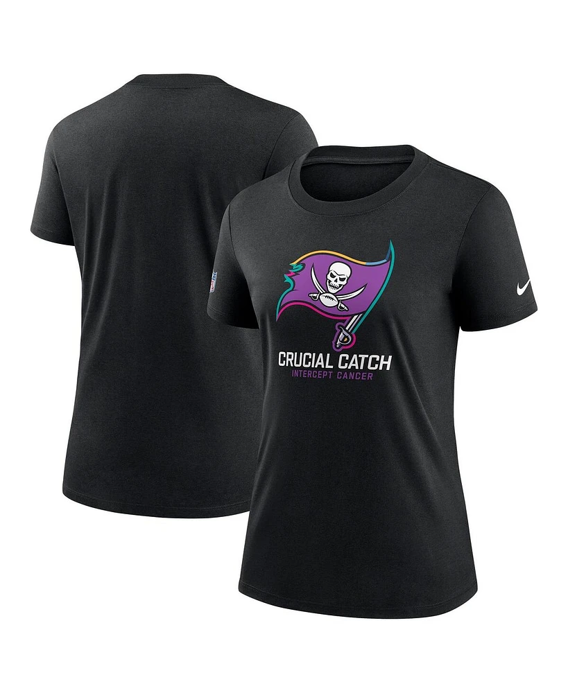 Nike Women's Black Tampa Bay Buccaneers 2024 Nfl Crucial Catch Tri-Blend T-Shirt