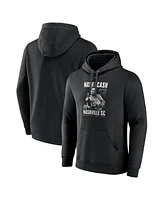 Fanatics Men's Black Nashville Sc Johnny Cash Finger Pullover Hoodie