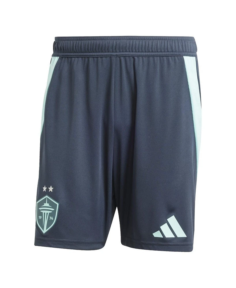 Adidas Men's Blue Seattle Sounders Fc Away 2025 The Salish Sea Kit Authentic Shorts
