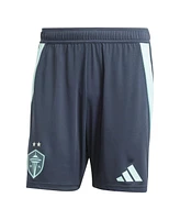 Adidas Men's Blue Seattle Sounders Fc Away 2025 The Salish Sea Kit Authentic Shorts