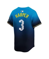 Nike Men's Bryce Harper Blue Philadelphia Phillies City Connect Limited Player Jersey