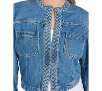 Guess Women's Juliana Braided Denim Jacket