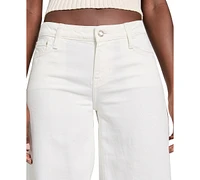 Guess Women's Mid-Rise Wide-Leg Jeans