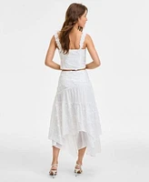 Guess Womens Zurey Sleeveless Top Maxi Skirt
