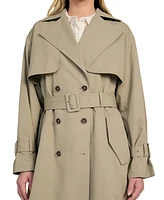 Guess Women's Belted Trench Coat