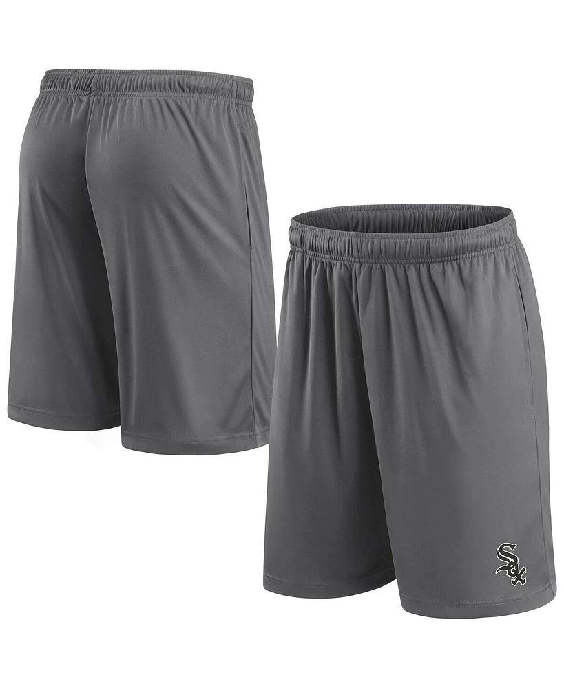 Fanatics Men's Gray Chicago White Sox Primary Logo Shorts