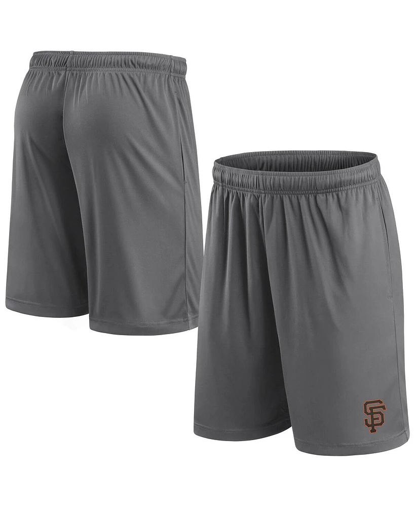 Fanatics Men's Gray San Francisco Giants Primary Logo Shorts