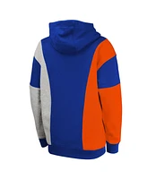 Outerstuff Big Boys and Girls Blue New York Knicks Ace the Hole Pullover Hoodie