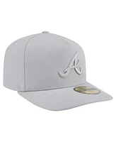 New Era Men's Gray Atlanta Braves Colorpack 59FIFTY Fitted Hat