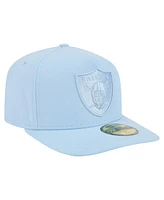 New Era Men's Light Las Vegas Raiders Color Pack A-Frame 59FIFTY Fitted Hat