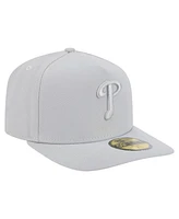 New Era Men's Gray Philadelphia Phillies Colorpack 59FIFTY Fitted Hat