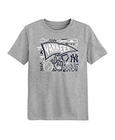 Outerstuff Preschool Heather Gray New York Yankees Ball Park Fun T-Shirt