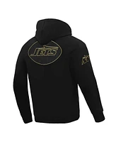 Pro Standard Men's Black New York Jets Classic Chenille Pullover Hoodie
