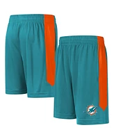 Outerstuff Big Boys and Girls Aqua Miami Dolphins Fashion Shorts