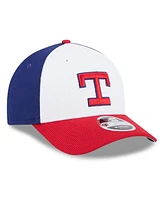 New Era Men's White/Red Texas Rangers 2025 Batting Practice 9FORTY M-Crown Adjustable Hat
