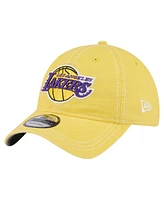 New Era Men's Gold Los Angeles Lakers Pigment Dyed 9TWENTY Adjustable Hat