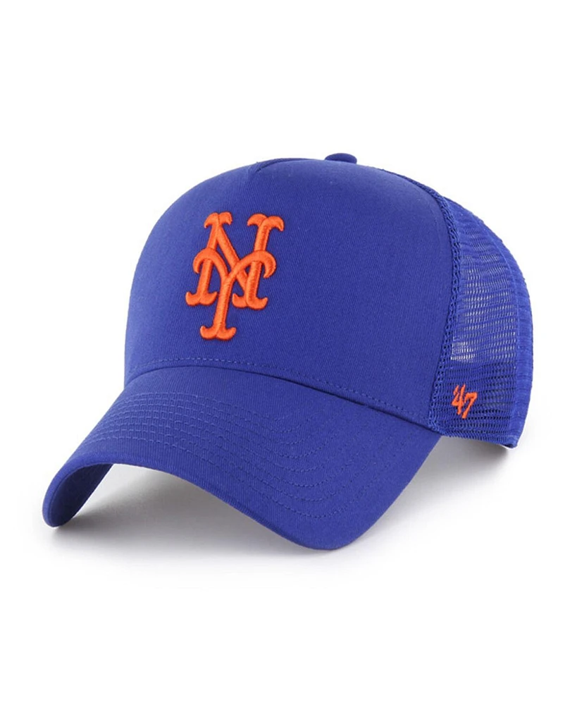 '47 Brand Men's Royal New York Mets Ballpark Offside Adjustable Trucker Hat