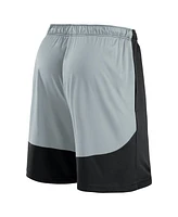Fanatics Men's Black/Silver Las Vegas Raiders Big Tall Launch Shorts