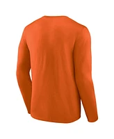 Fanatics Men's Orange Clemson Tigers Big Tall Vision Long Sleeve T-Shirt