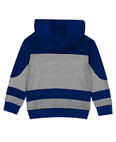 Outerstuff Toddler 2-Piece Blue/Heather Gray Tampa Bay Lightning Puck Hero Fleece Hoodie and Sweatpants Set