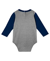 Outerstuff Baby Boys and Girls 2-Piece Penn State Nittany Lions Double Up Long Sleeve Bodysuit Pant Set