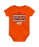 Outerstuff Newborn Maroon Virginia Tech Hokies Sunday Comics Bodysuit 3-pack