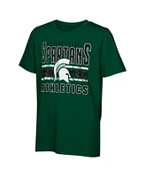 Outerstuff Big Boys and Girls Michigan State Spartans the Mix T-Shirt Combo Set