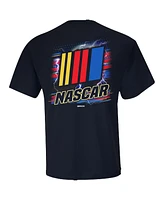Checkered Flag Sports Men's Navy Nascar Lightning T-Shirt