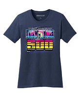 Checkered Flag Sports Women's Navy Daytona International Speedway 2025 500 Graphic T-Shirt