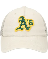 New Era Men's Stone Athletics Game Day 9TWENTY Adjustable Trucker Hat