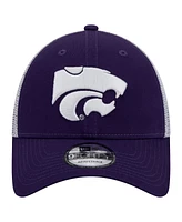 New Era Men's Purple Kansas State Wildcats Trucker 9FORTY Adjustable Hat