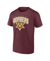 Fanatics Men's Maroon Minnesota Golden Gophers Modern Tri T-Shirt